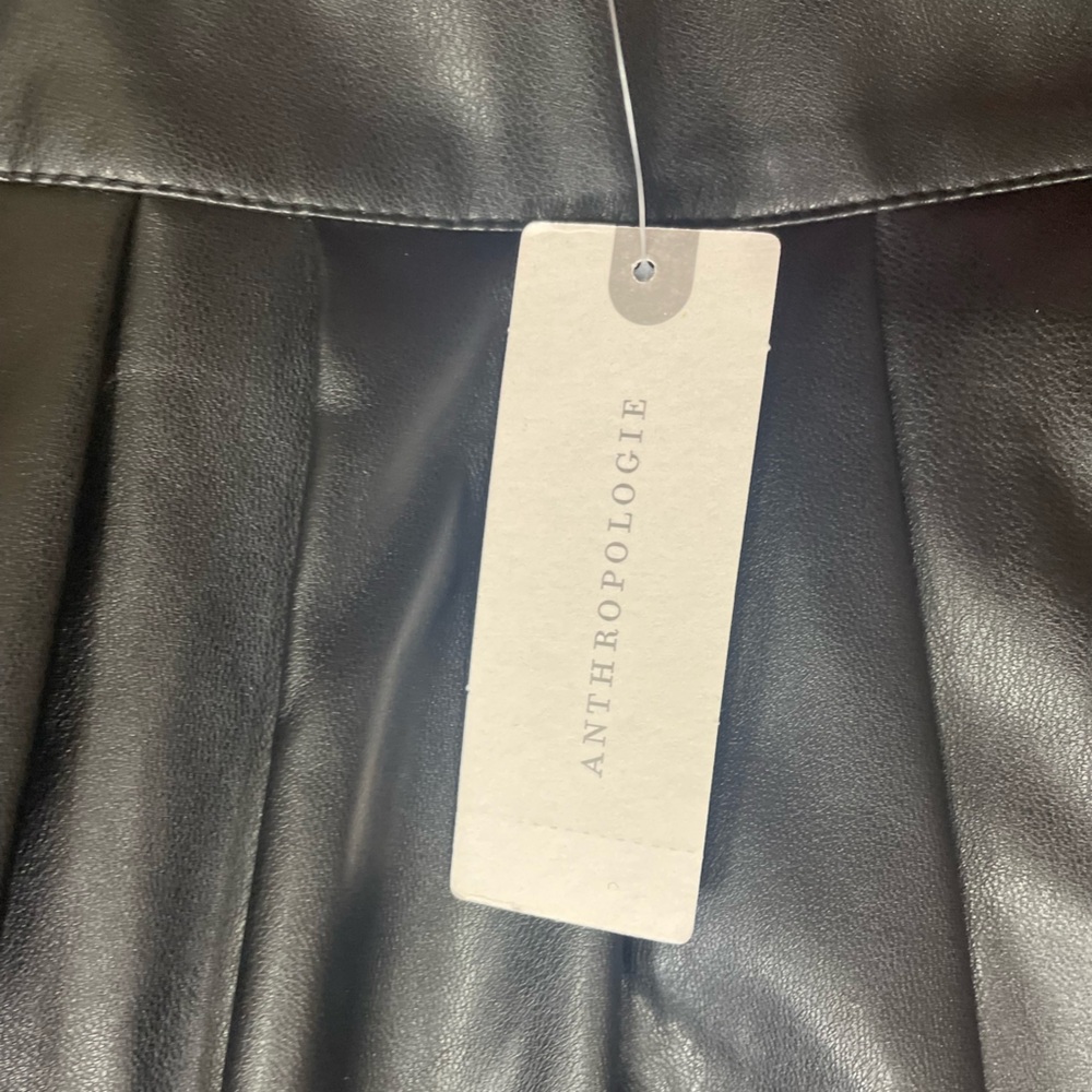 Sunday in Brooklyn for Anthropologie Faux Leather Skirt NWT - Picture 9 of 11